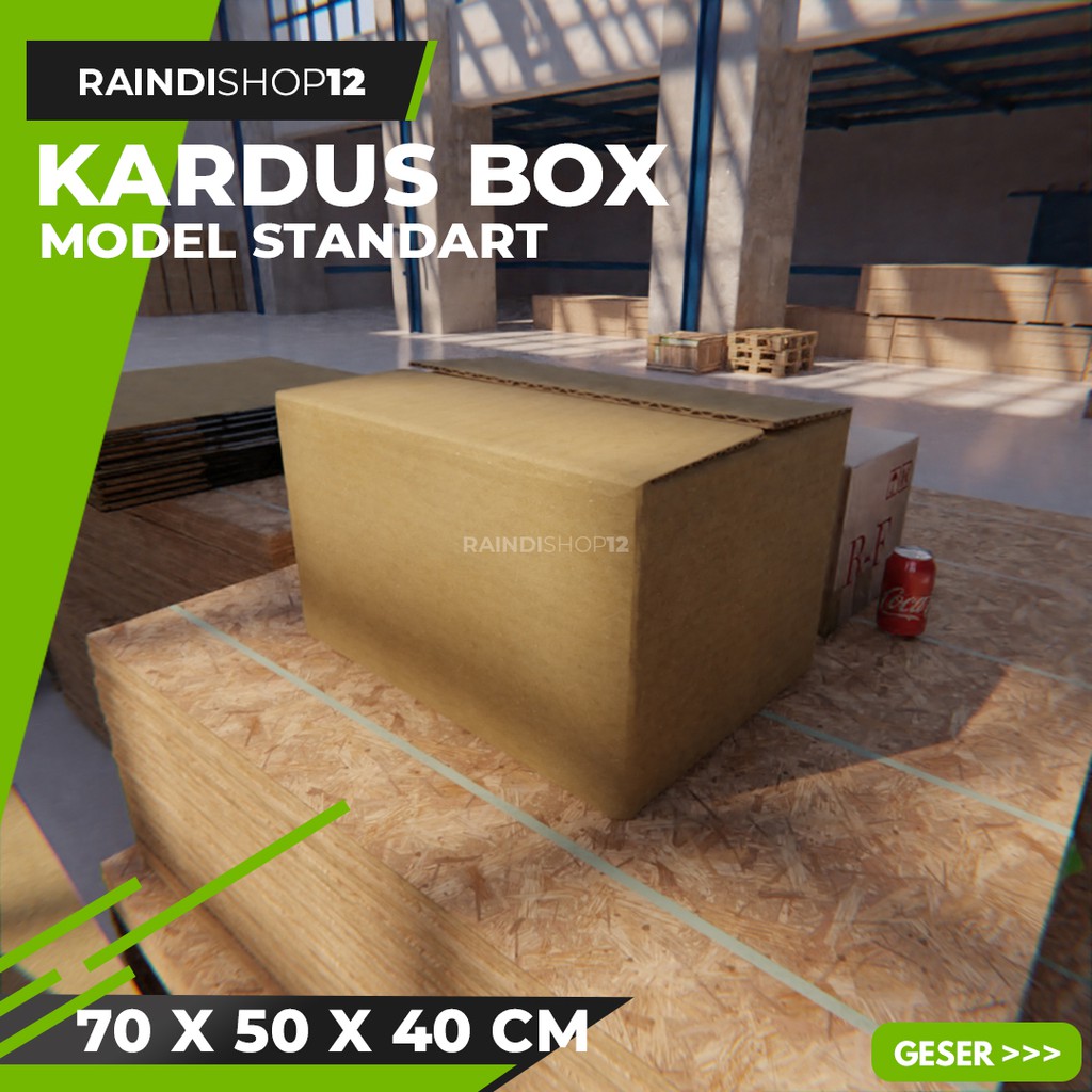 

BOX 70 X 50 X 40 CM KARDUS KOTAK KEMASAN PACKAGING KADO POLOS