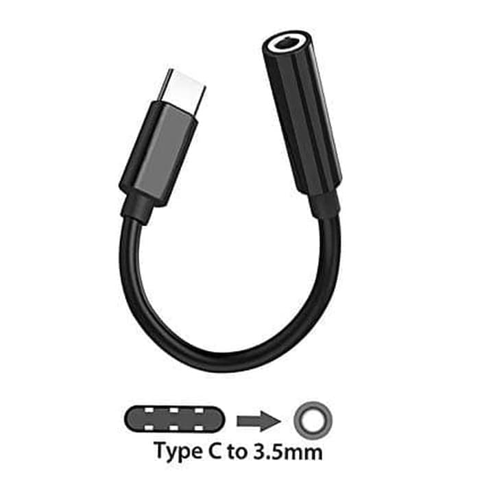 Convertor type C to headphone jack 3,5mm original / sambungan headset