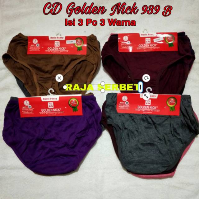 Celana Dalam Golden Nick 939-B isi 3 pc