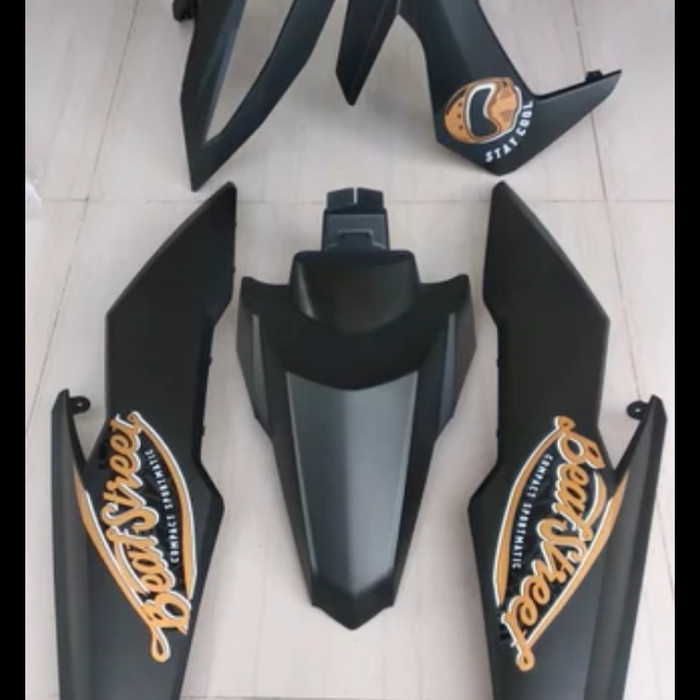 cover body set beat street 2018 2019 hitam dop