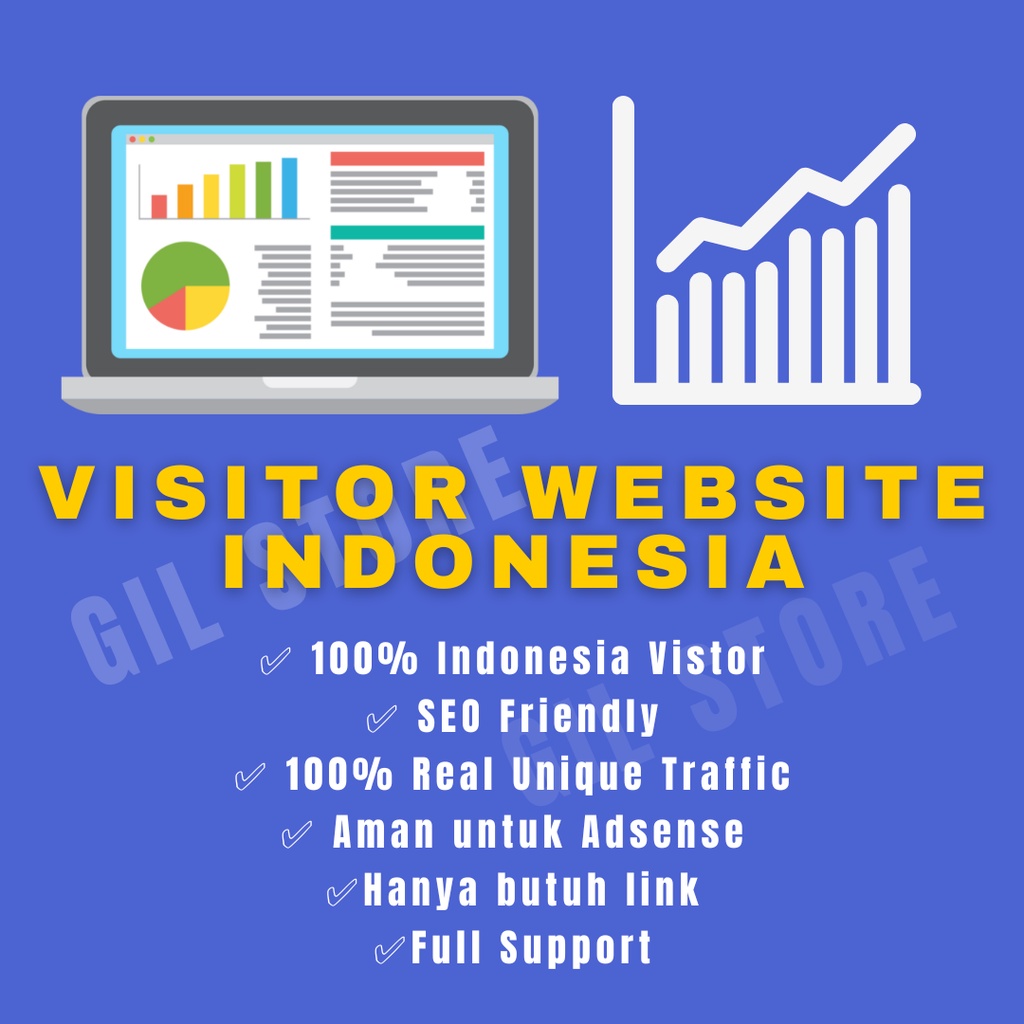 Indonesia Visitors Traffic Website SEO Real Unik Aman