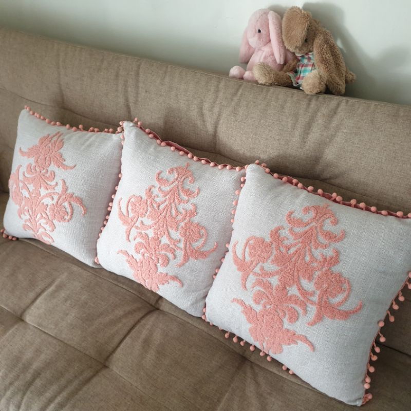 cushion cover - bantal sofa informa (1 set isi 3)