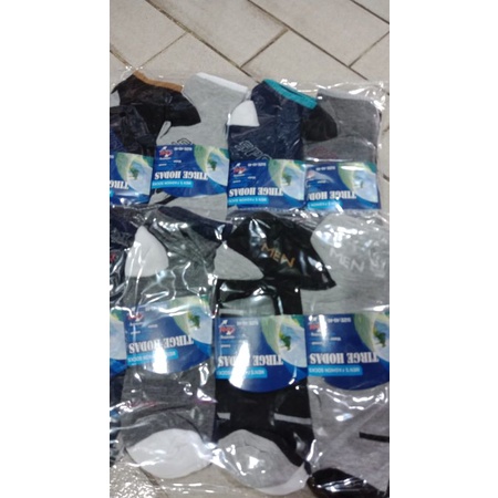 3 PASANG KAOS KAKI PENDEK SEMATAKAKI/MK SPORT MOTIF DEWASA PRIA/WANITA (RANDOM)