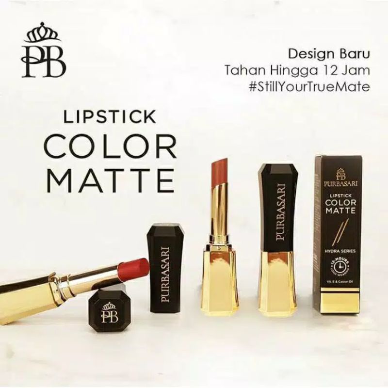Lipstik Color Matte Purbasari no 81,84,85,86,89,95