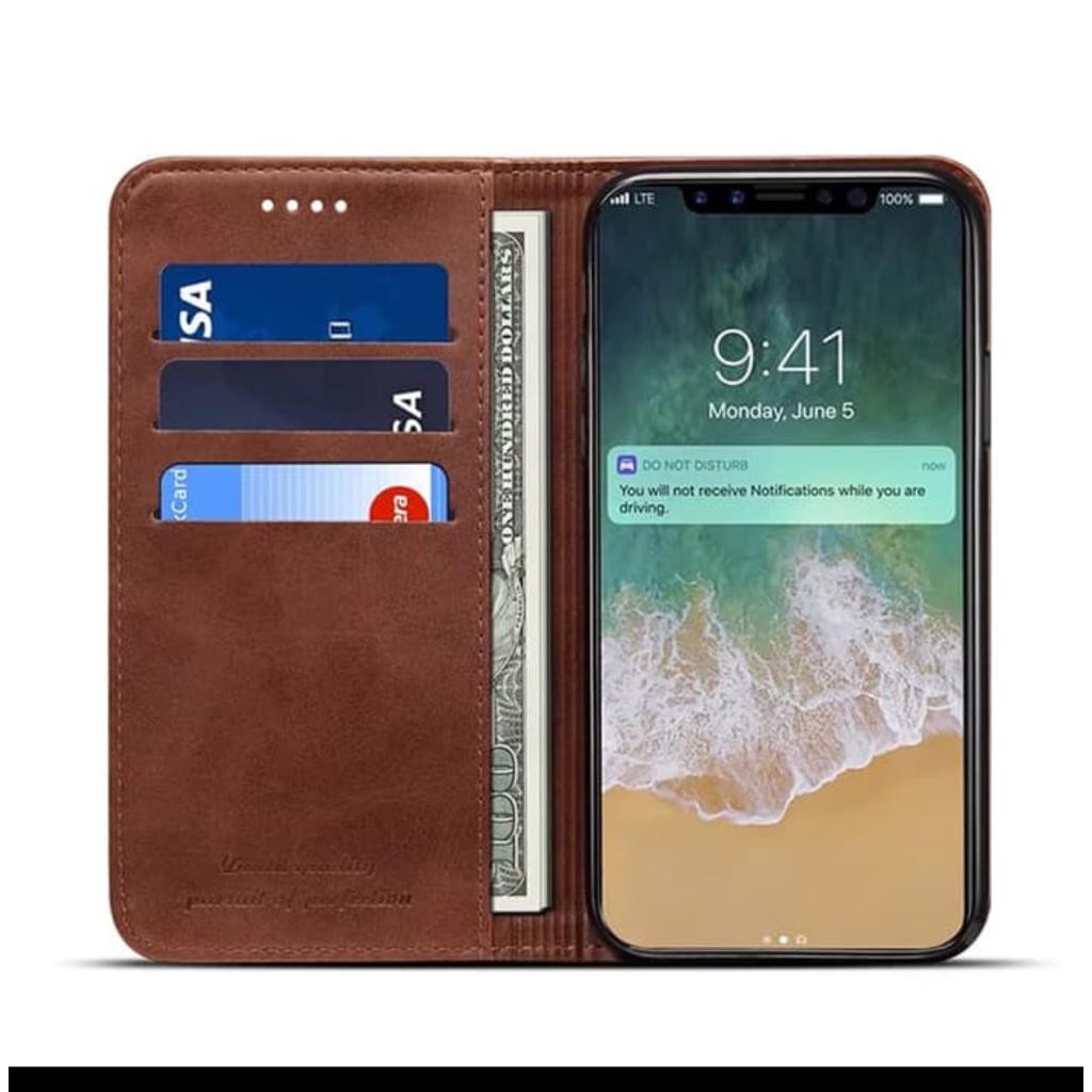 Sarung Kulit Dompet Kulit Flipcover Casing Leather 