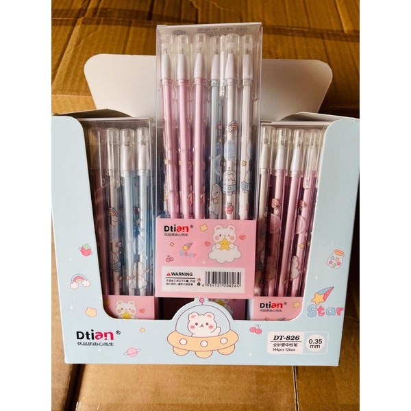 

pen gel motif star bear isi 12