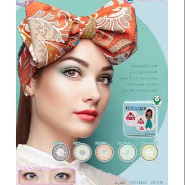 SOFTLENS NEWBLUK BROWN 15MM MINUS 0.50 S.D -6.00  BY CTK