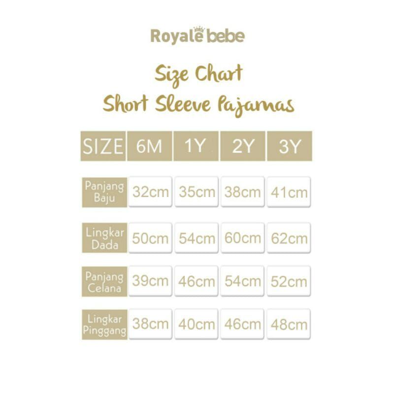 Royale Bebe - Short Sleeve Pajamas