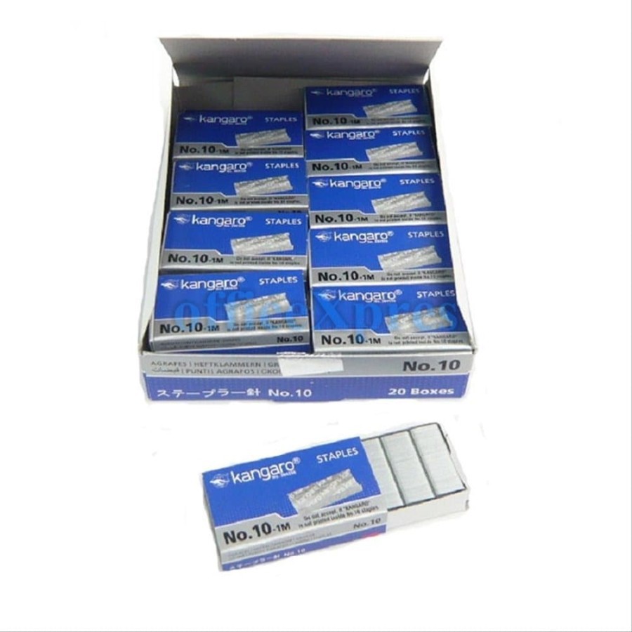 

Isi Staples no 10 - 1M Kecil Kangaro 1Pack kecil saja