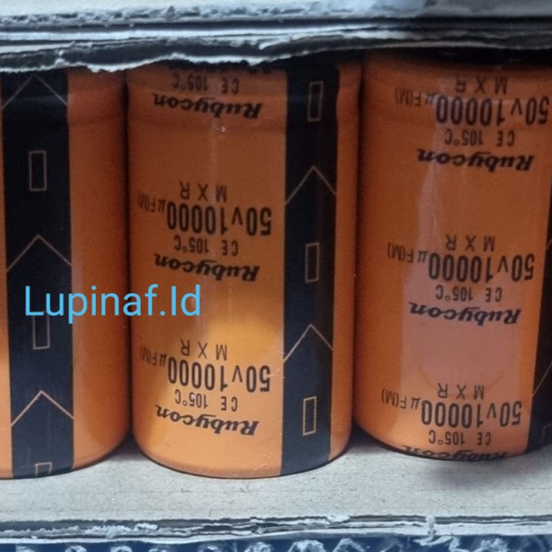 ELCO 10000UF 50V RUBYCON ORANGE