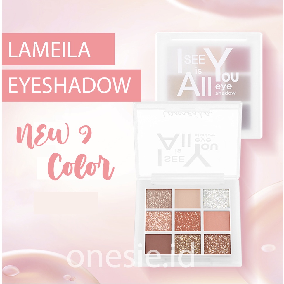 LAMEILA Eyeshadow 9 Colors Highlighter Pallete All i see You LA059 5099