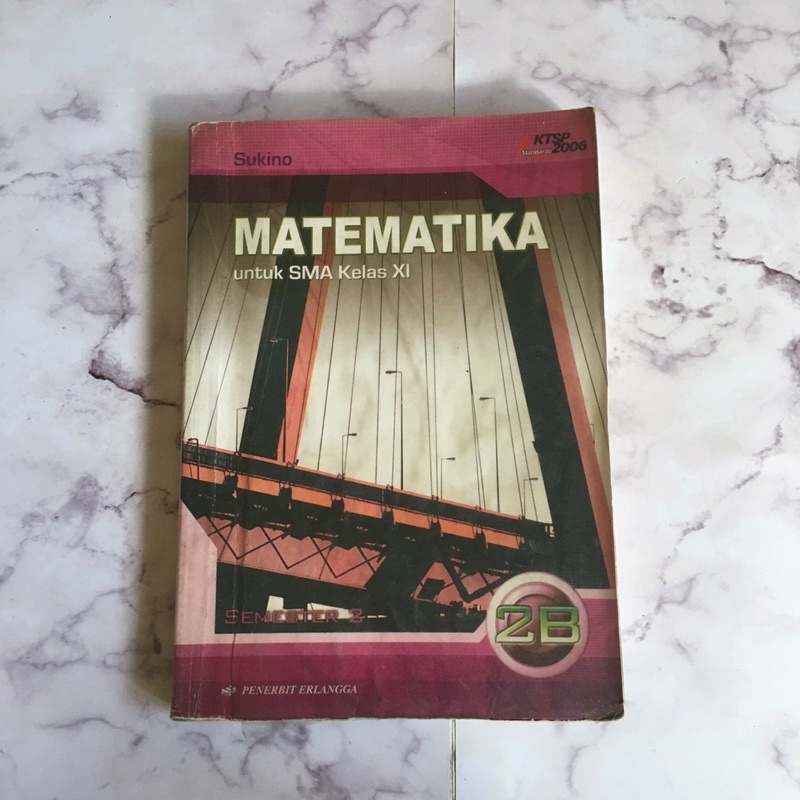 Buku Matematika 2B Sukino Erlangga