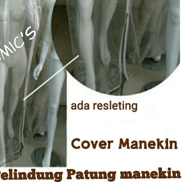 Cover manekin Plastik pelindung patung manekin