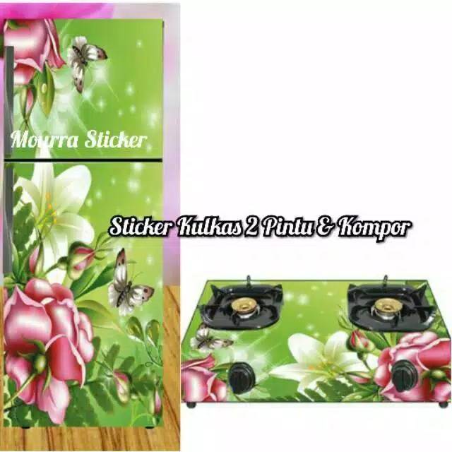 Stiker kulkas dan kompor