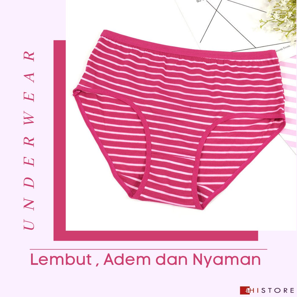[HI]CELANA DALAM JUMBO 3XL UNDERWEAR UNDIES CD WANITA 36cm x 29cm Art 1704