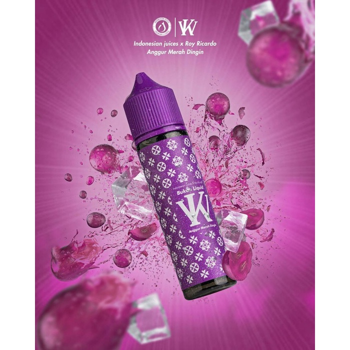 FREEBASE BUKAN LIQUID KW ANGGUR MERAH DINGIN 60ML AUTHENTIC