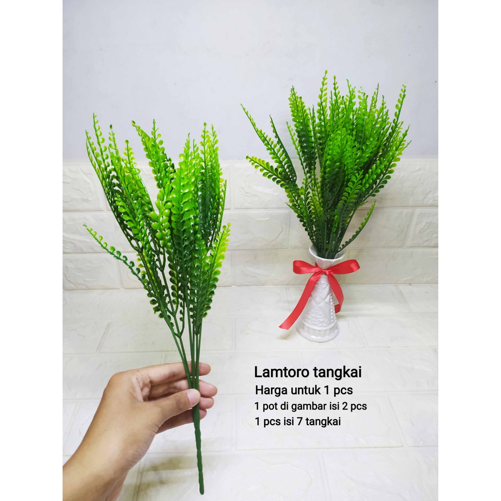 Rumput Herbs TANGKAI - Pajangan Herbs Tangkai Tanaman Imitasi