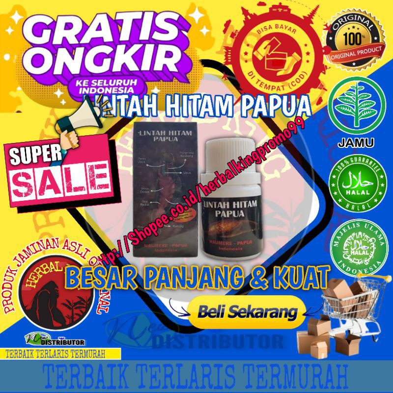 MINYAK LINTAH HITAM ASLI PAPUA ORI(MEMPERBESAR ALAT VITAL PRIA PERMANEN)