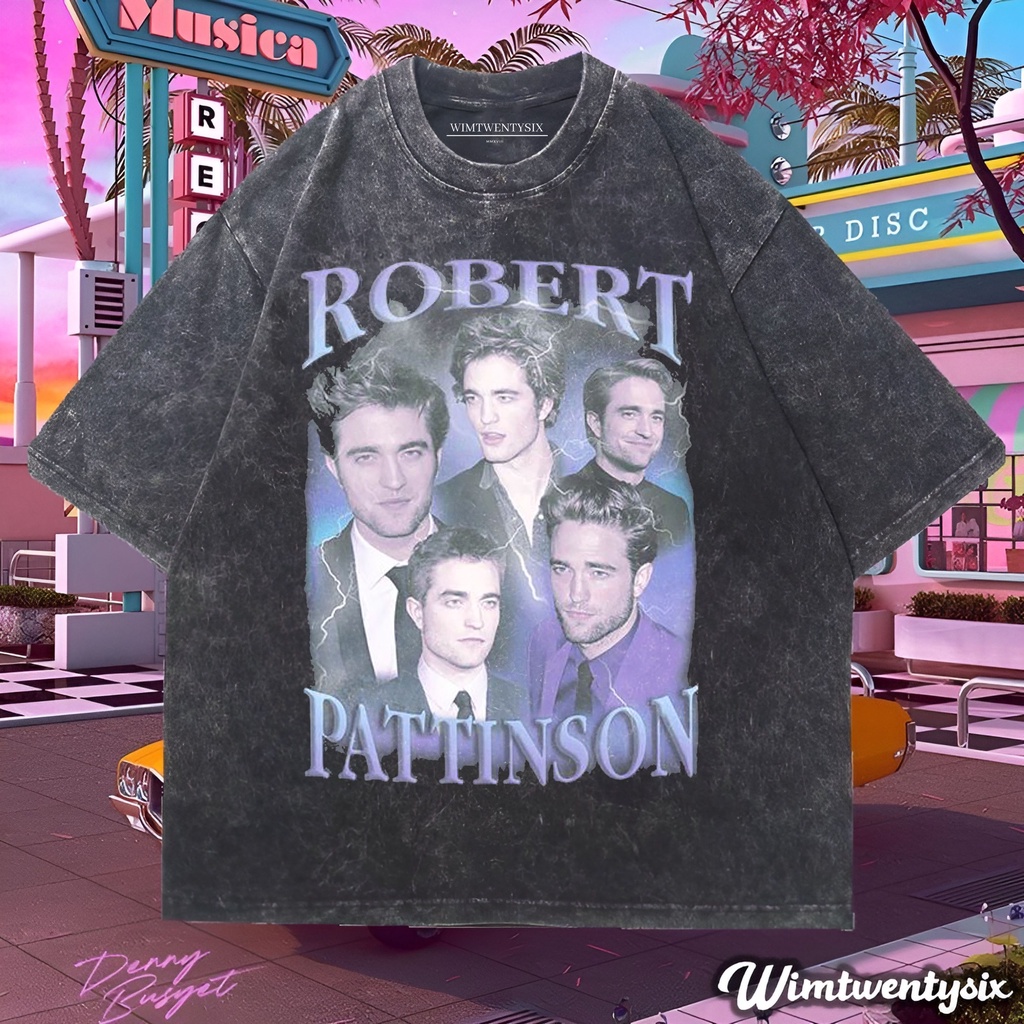 t-shirt oversized | kaos oversize | washing | robert pattinson
