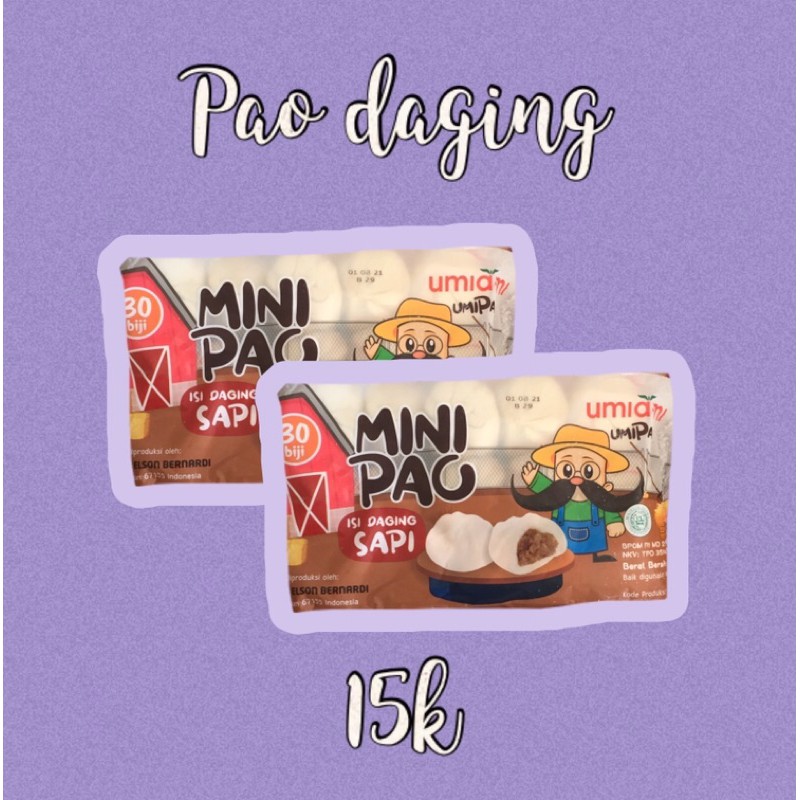 

Mini Pao isi