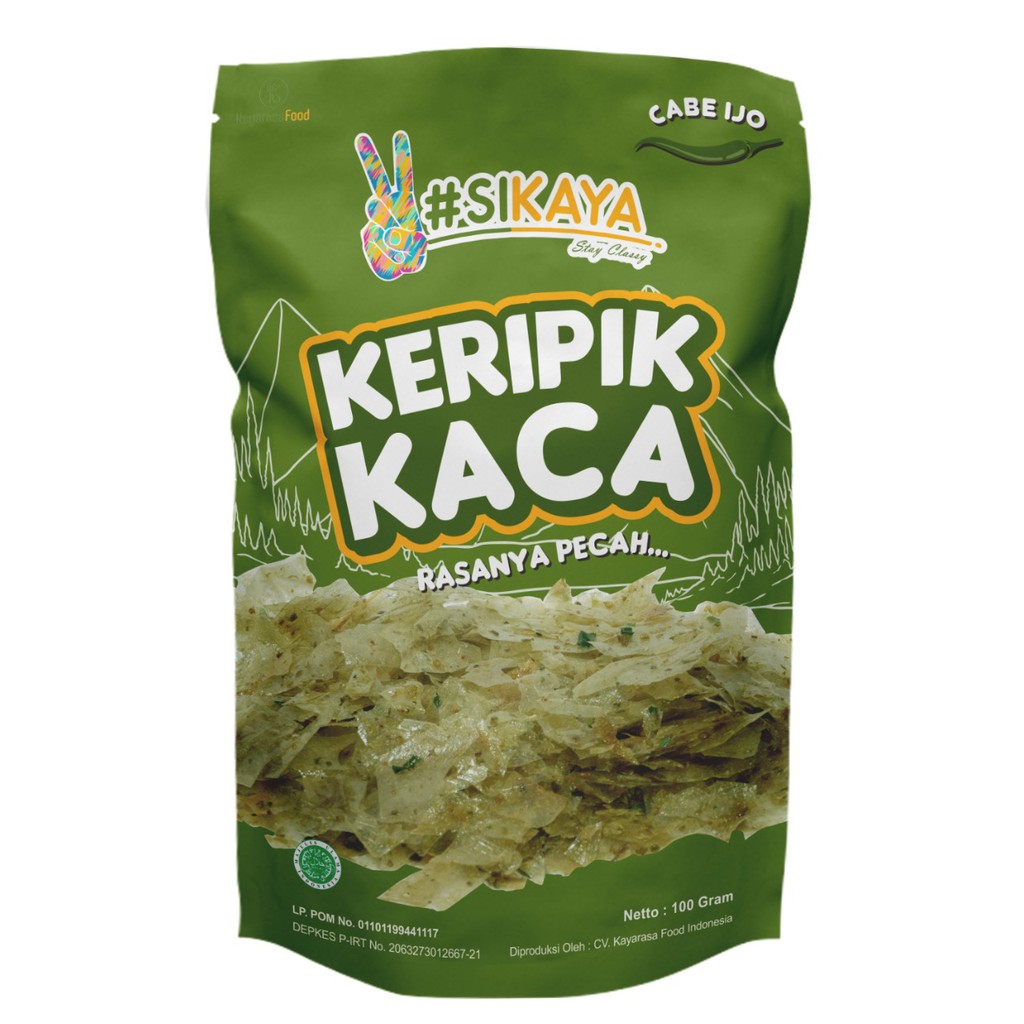 KERIPIK KACA KERIPIK BELING KERIPIK TISU KRIPCA KERIPIK PEDAS GILA CABE MERAH CABE IJO SIKAYA