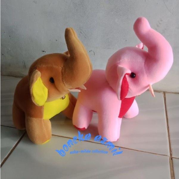 Boneka gajah size m ukuran 35 cm