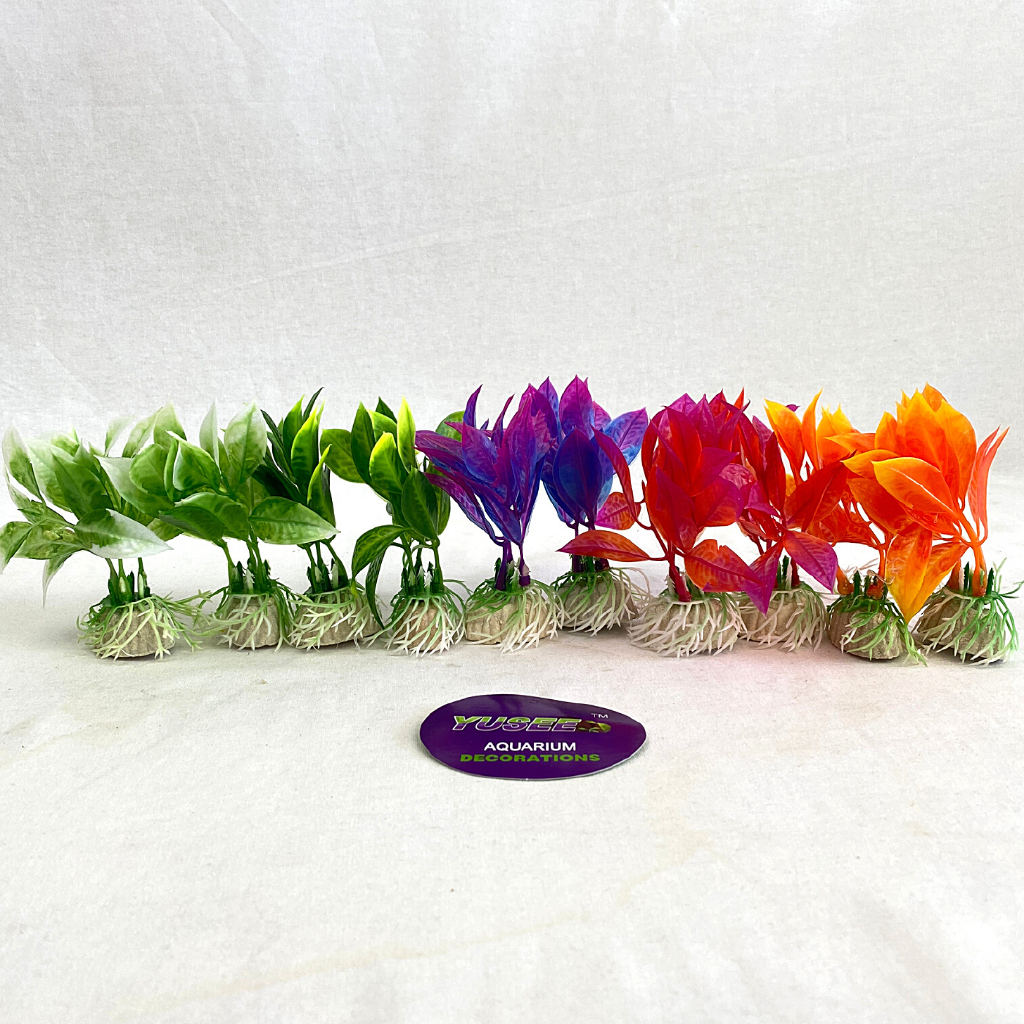 

YUSEE YS120 Dekorasi Akuarium Rumput 10cm 1pcs