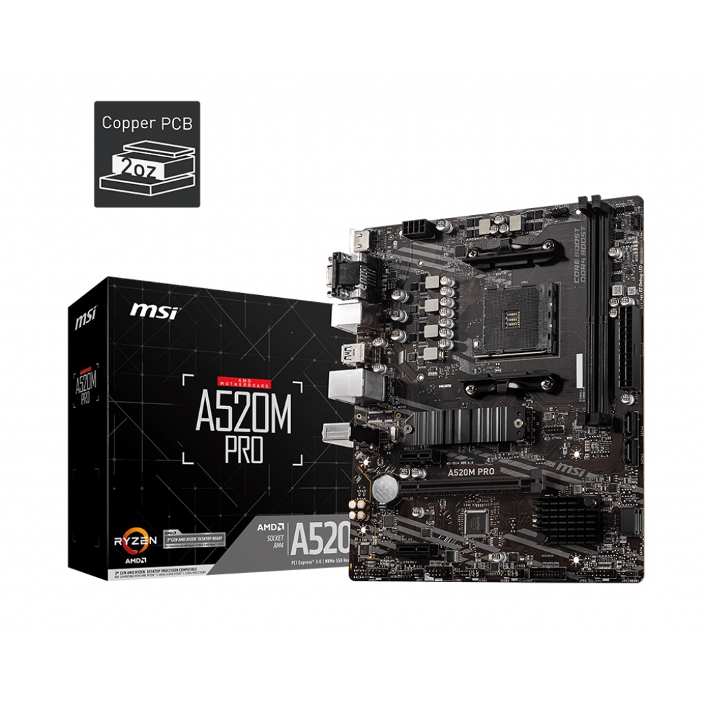 Motherboard MSI A520M PRO  | ITECHBALI