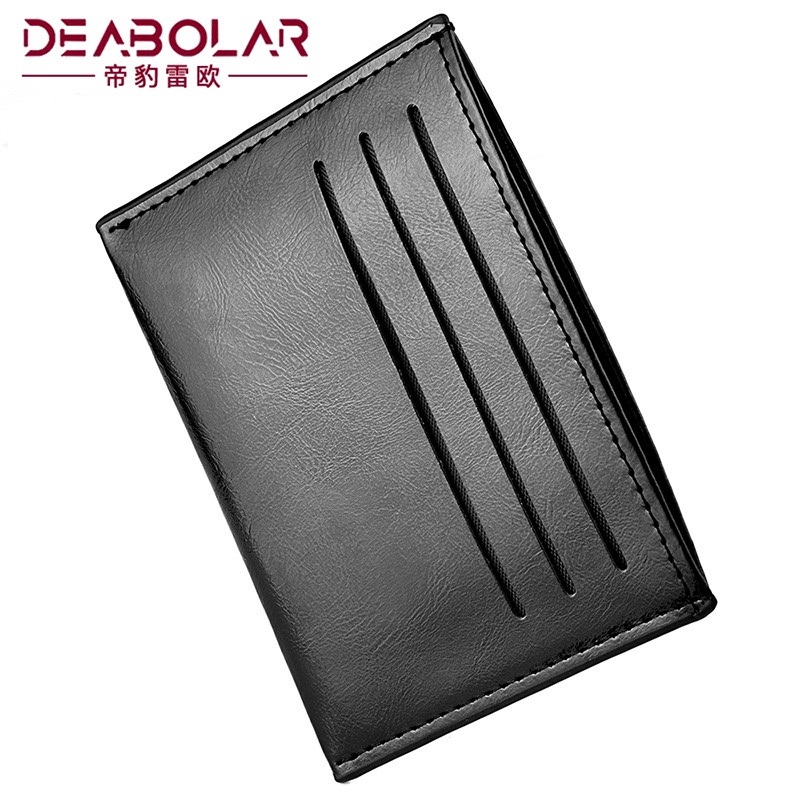 ORIGINAL DEABOLAR DOMPET KARTU ANTI RIBET MINI TIPIS KULIT KILAT LILIN SINTETIS K3246