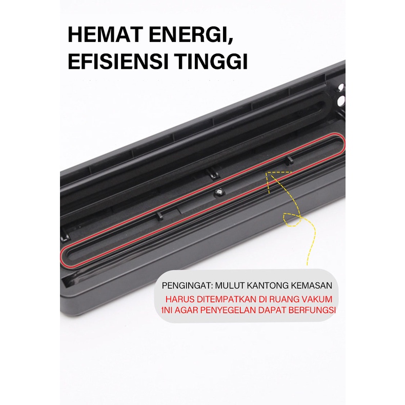 Mesin Vacuum Sealer Makanan Alat Vakum Dan Penyegel Pengemas Otomatis