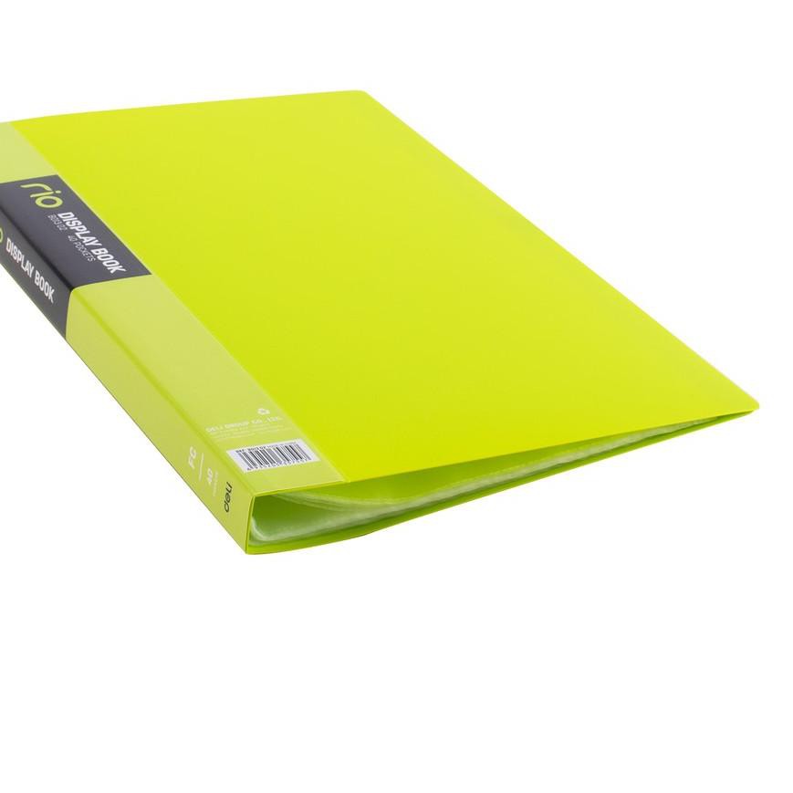 

Deli Display Book / Clear Holder- Seri Rio FC 40P Bahan Plastik PP yang kuat EB01302 [KODE BARU ]