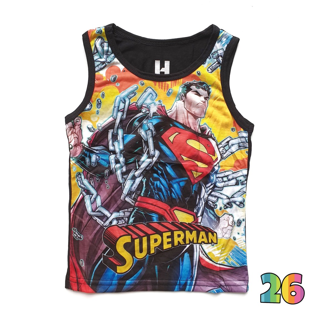 FURO Kaos Kutung Singlet Anak LakiLaki SUPERHEROES