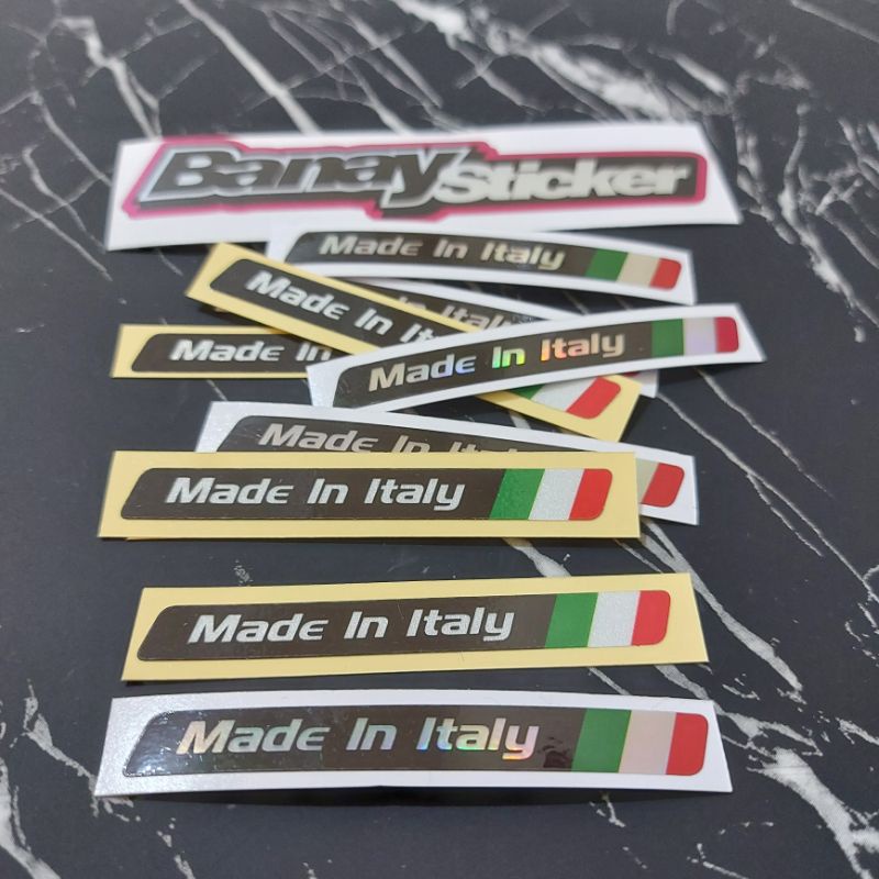 STICKER MADEBIN ITALY PRINCUTT