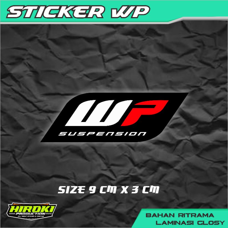 Sticker WP suspension