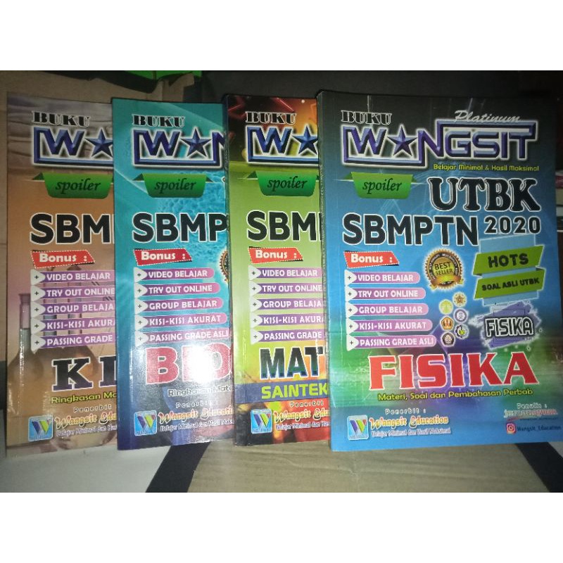 PRELOVED Buku Wangsit Saintek 2020 | TKA dan TPS(Gold)
