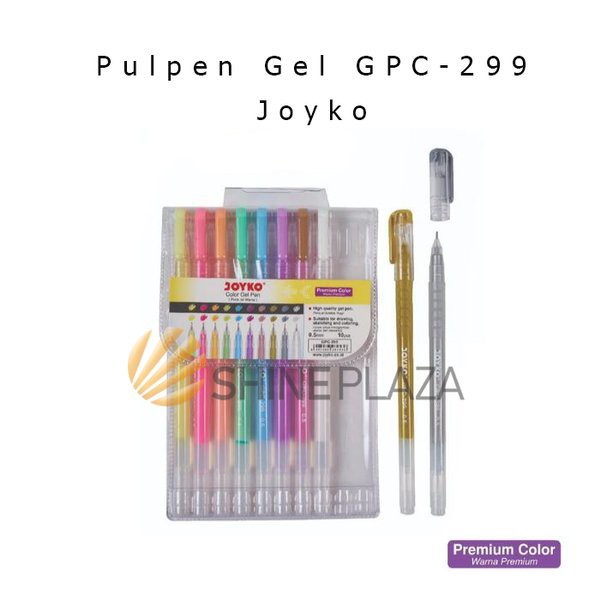 

Unik Pulpen Joyko Gel Pen GPC-299 Premium Color Gel Pen Set Diskon