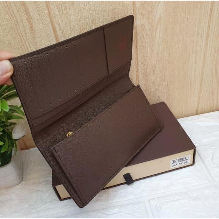 Dompet  lv lipat impor wanita polos