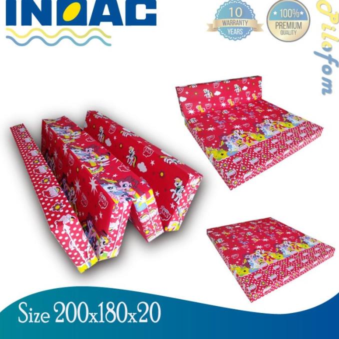 INOAC Pilofom Kasur Lipat Busa INOAC 200x180x20 cm always ready