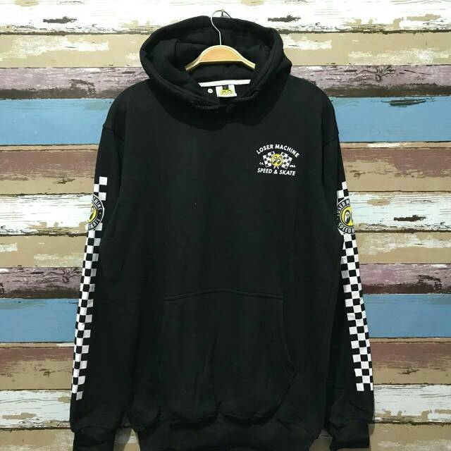JACKET SWEATER HOODIE - MOONEYES LOSSER MACHINE PREMIUM QUALITY