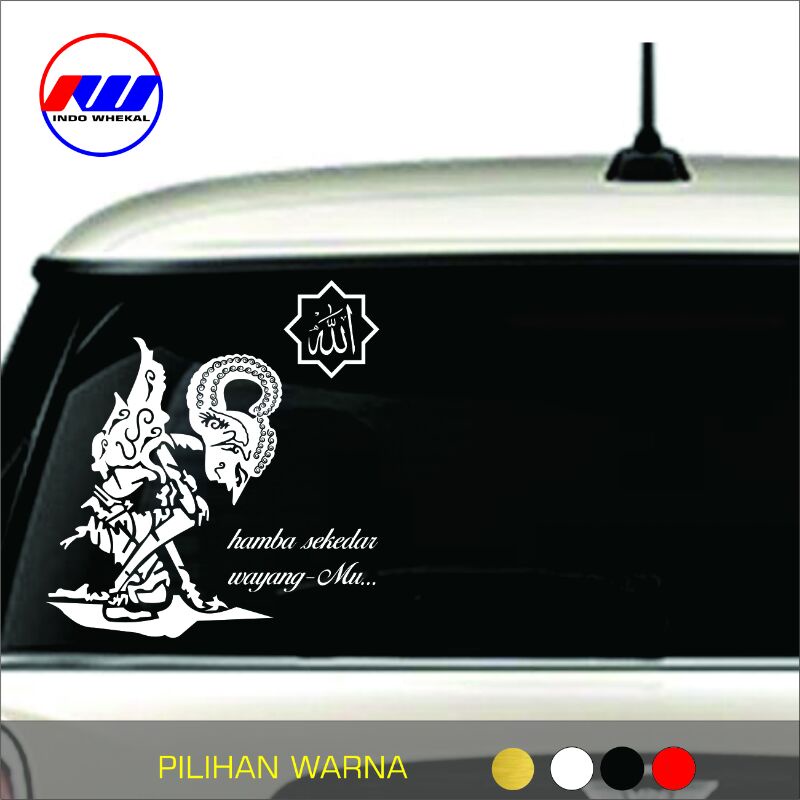 

STIKER CUTTING STICKER HAMBA SEKEDAR WAYANG MU