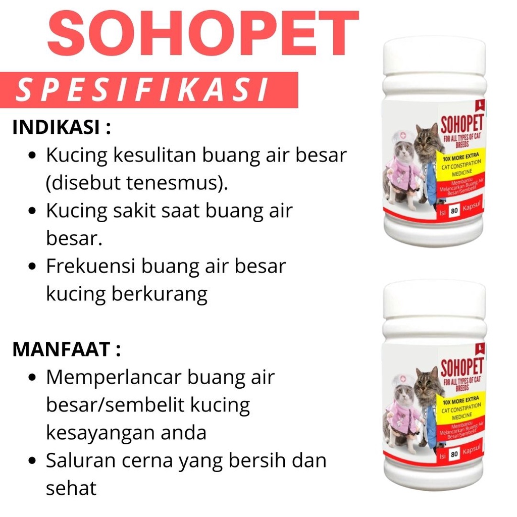 Obat Susah BAB Sulit Buang Air Besar Sembelit Pelancar BAB Lancar Kucing FEFARM