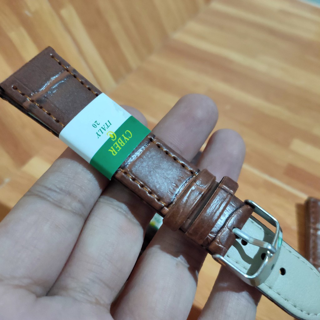 TERMURAH TALI JAM TANGAN KULIT CYBER , STRAP JAM TANGAN KULIT CYBER