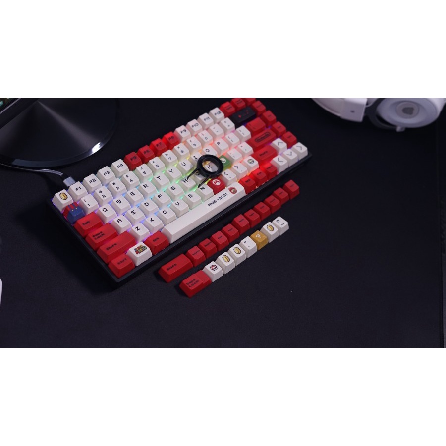 Super Mario Bros 118 Set Keycaps OEM Profile