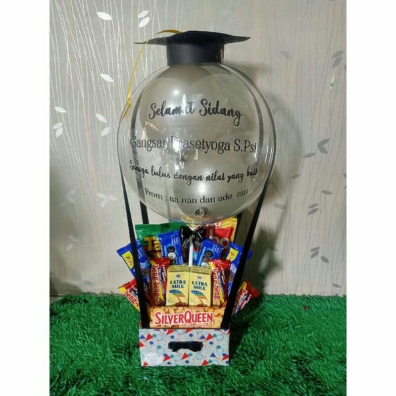 BUCKET SNACK BALON/BUCKET SNACK/BUCKET WISUDA/KADO ULANG TAHUN