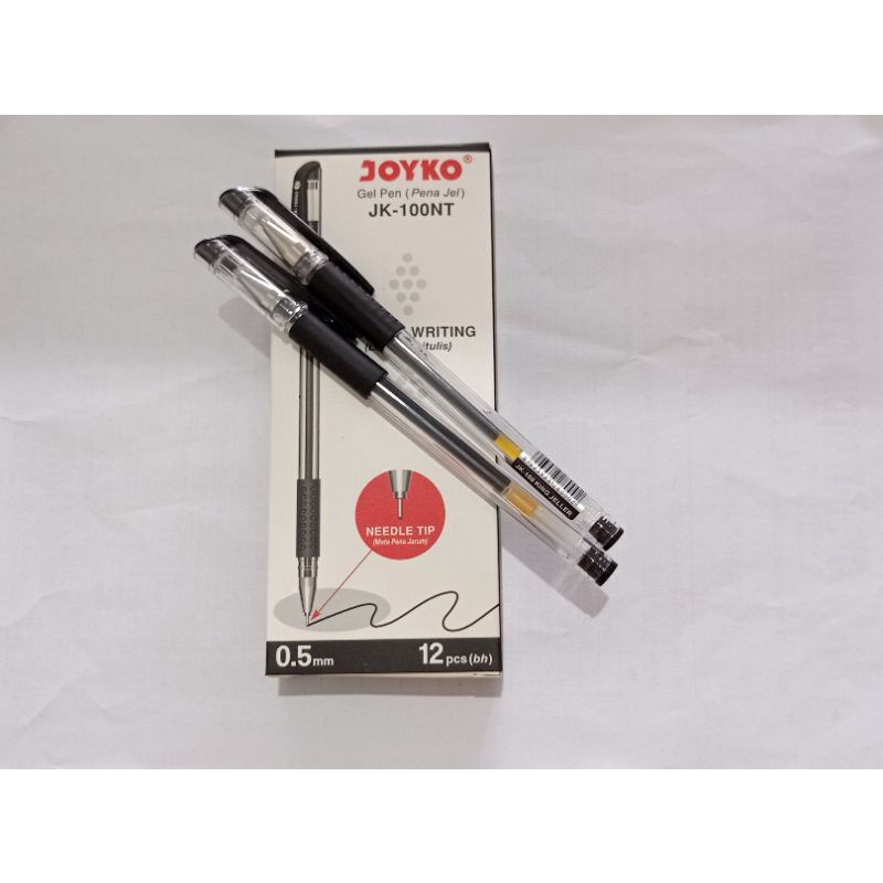 

SATU PACK!!! GEL PEN / PULPEN JOYKO JK 100 HITAM DAN BIRU LUSINAN