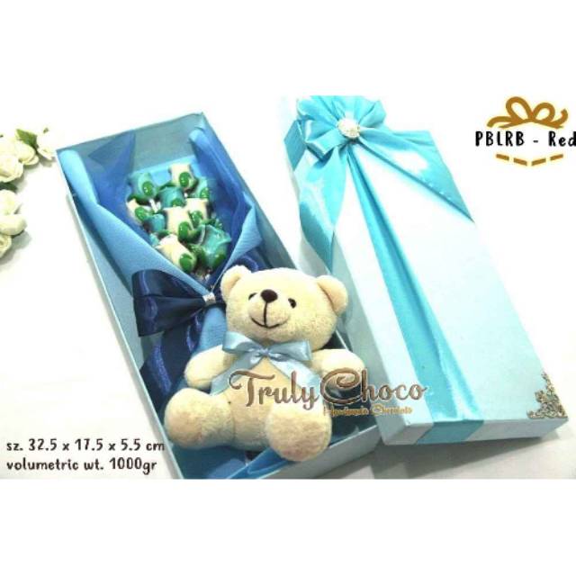 

Kado lucu bunga boneka coklat trulychoco
