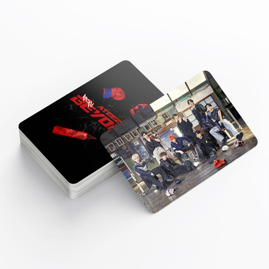 55 Pcs Kartu Lomo Foto Kpop ATEEZ Album BEYOND: ZERO ROCKY