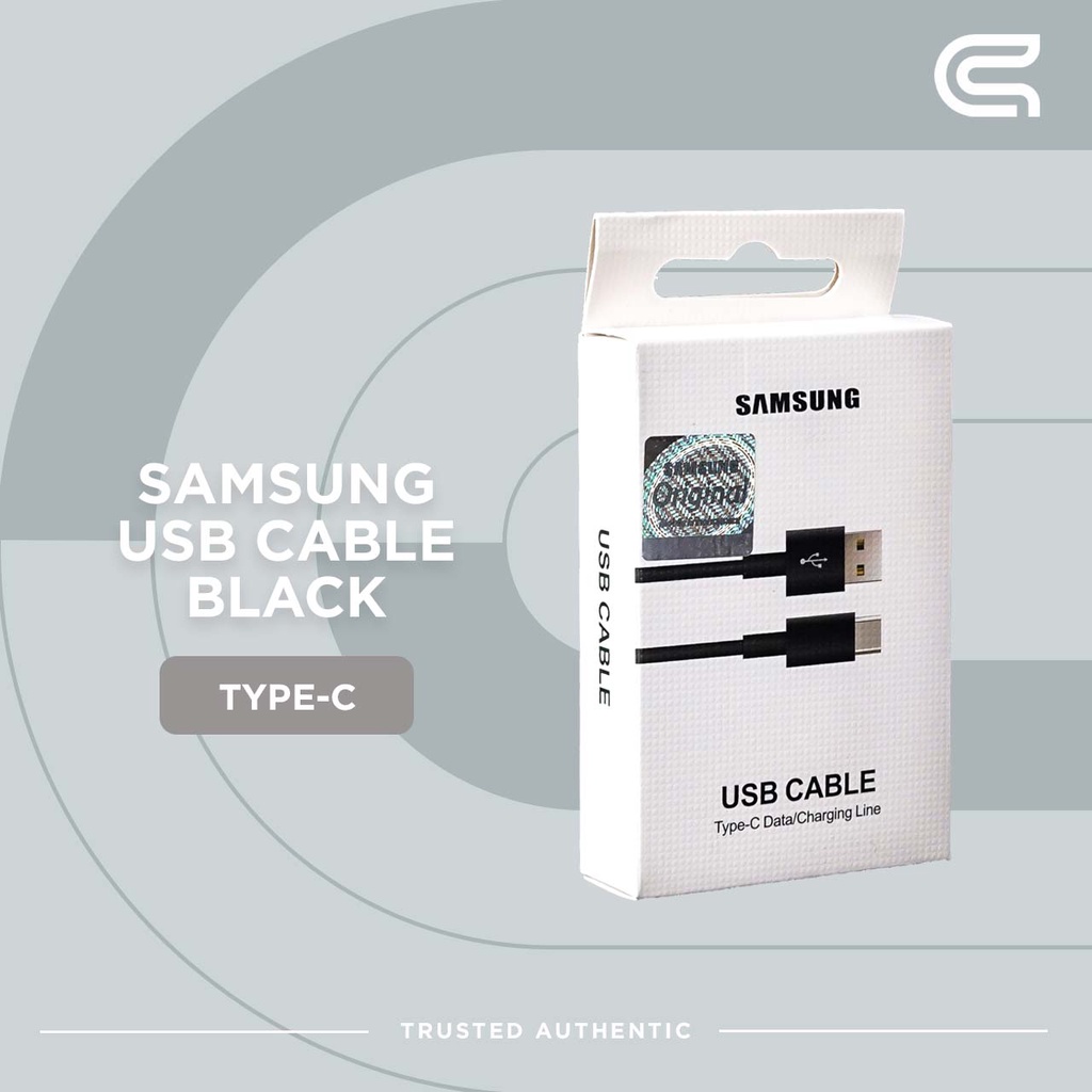 KABEL SAMSUNG TYPE C HITAM ORIGINAL BERGARANSI