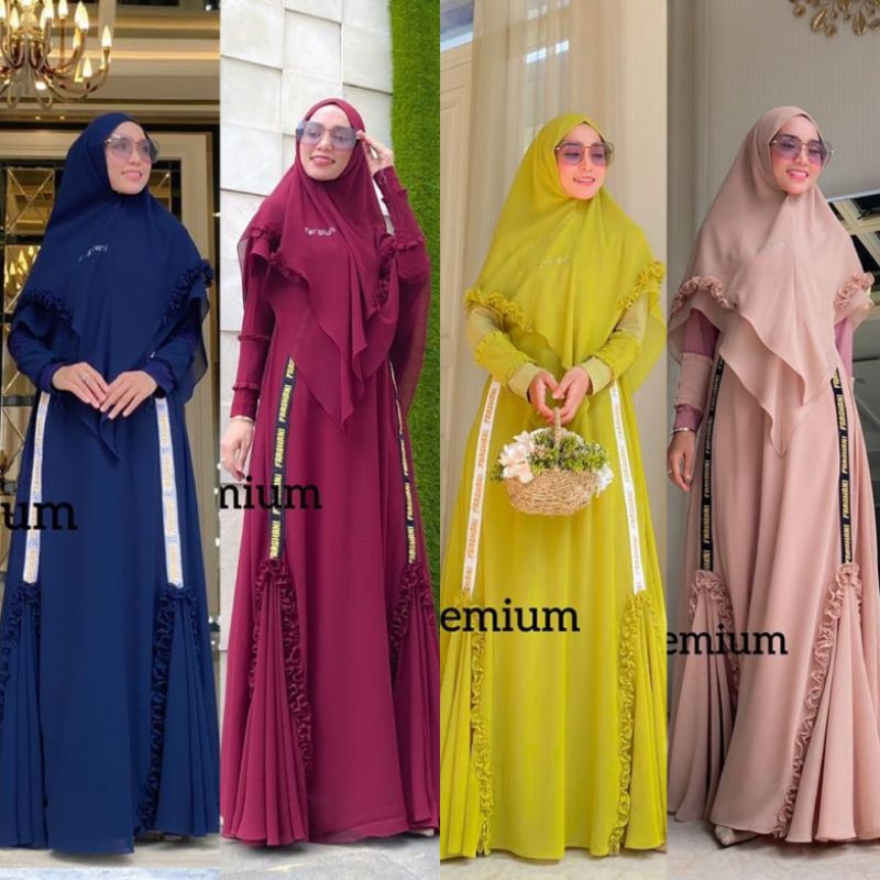 Shanum Set Syari Original By Farghani Premium