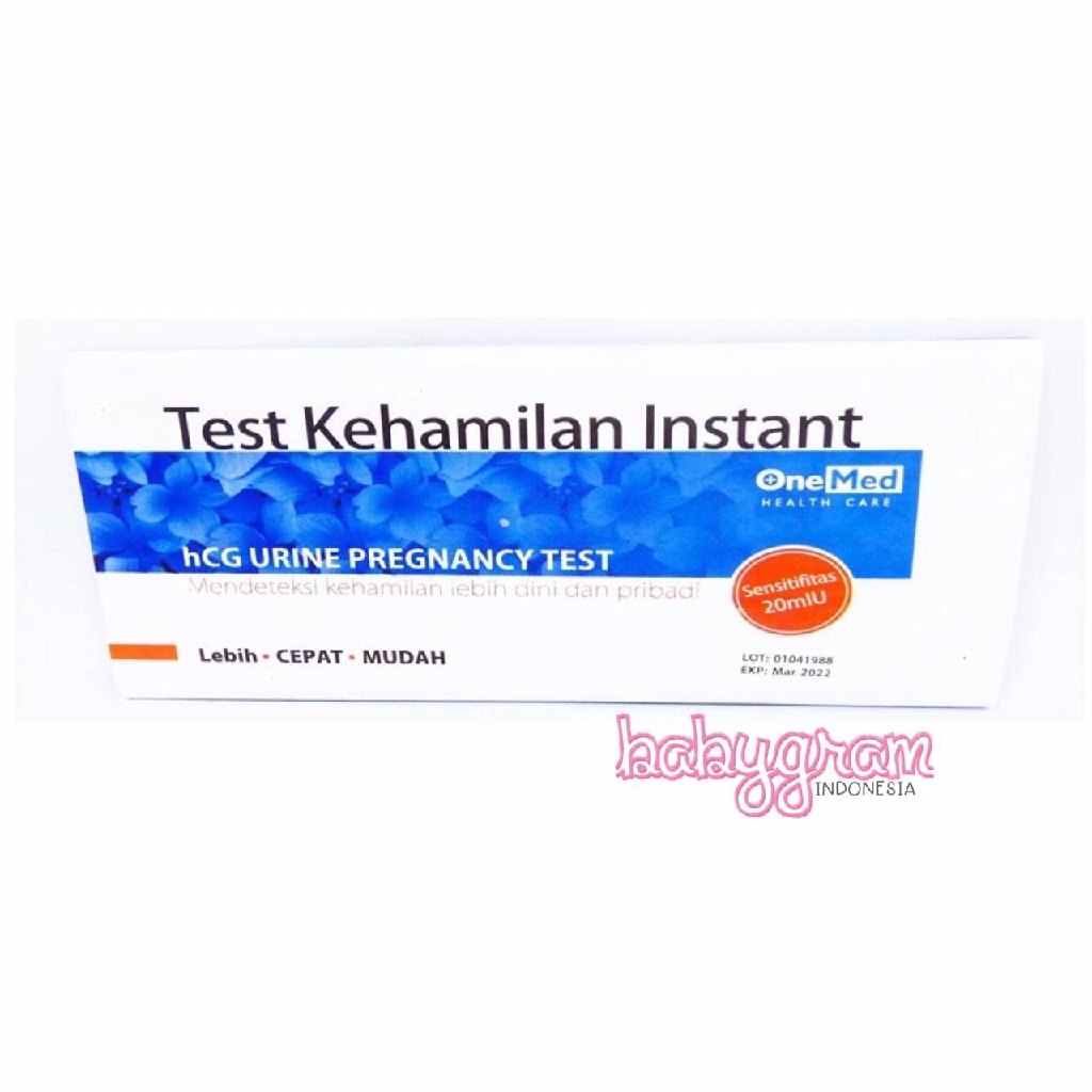 Tes Kehamilan Pro Hamil Onemed Testpack OneMed Tespek One Med hCG Urine Pregnancy Test pack